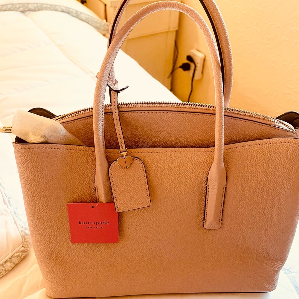 Kate Spade Beige Satchel Bag